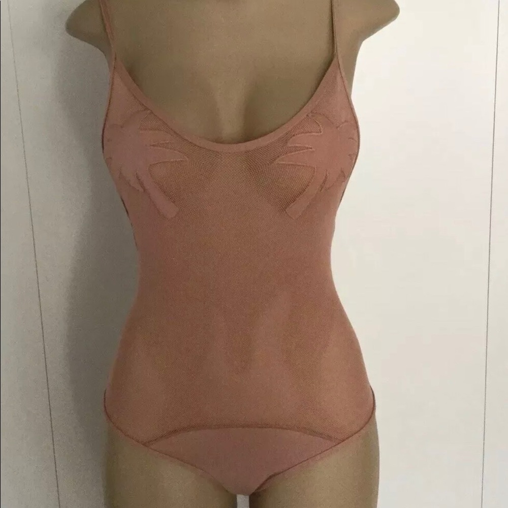 Minimale Animale swimsuit palm trees nude size L